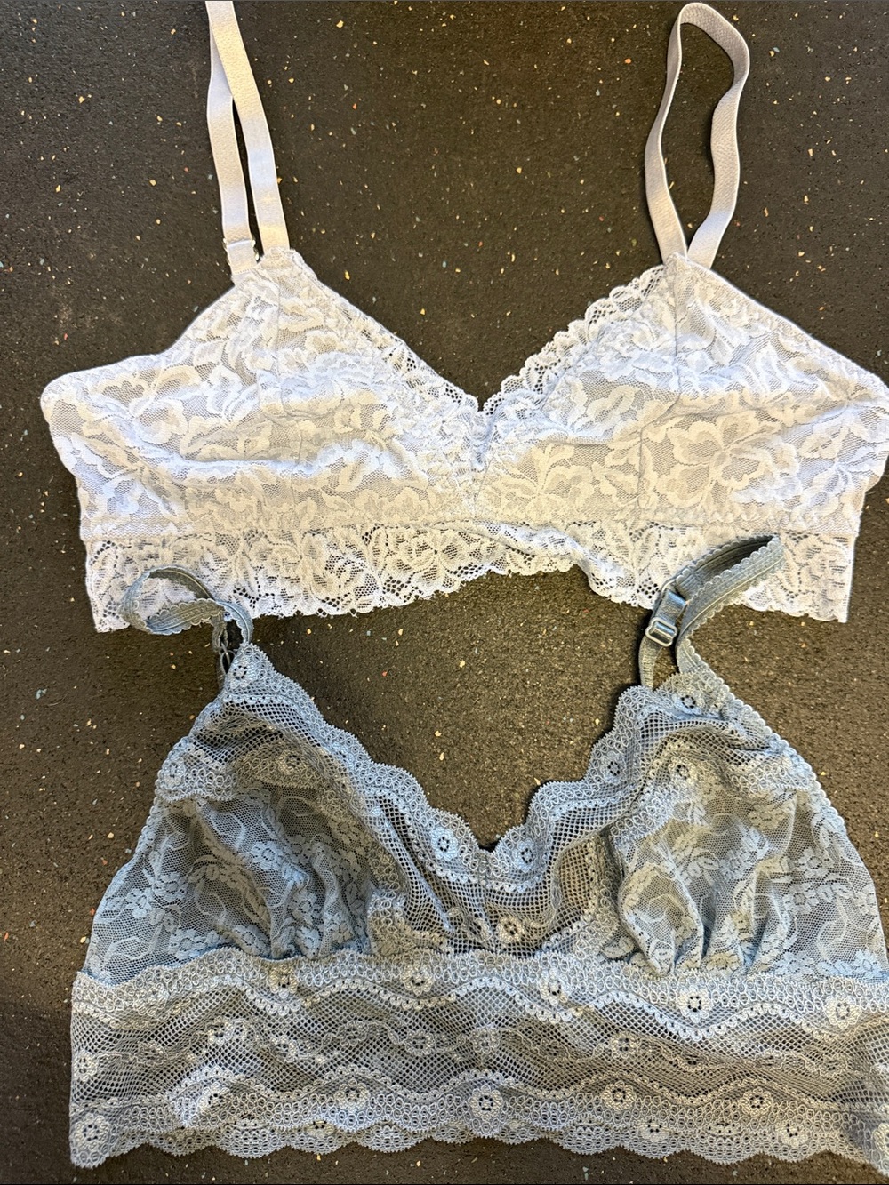 Free with purchase! Lace Bralette set- Teal and Light Blue